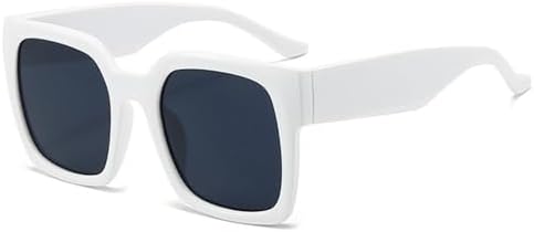 

Ретро-солнцезащитные очки с градиентным переходом 2027 года для женщин, модные красно-оранжевые оттенки, защита от ультрафиолета UV400, бело-серые, один размер MTZJH, One Color