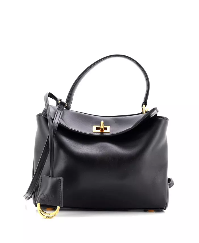 

Мини-кожаная сумка через плечо Rodeo Pre-Owned Balenciaga, черный