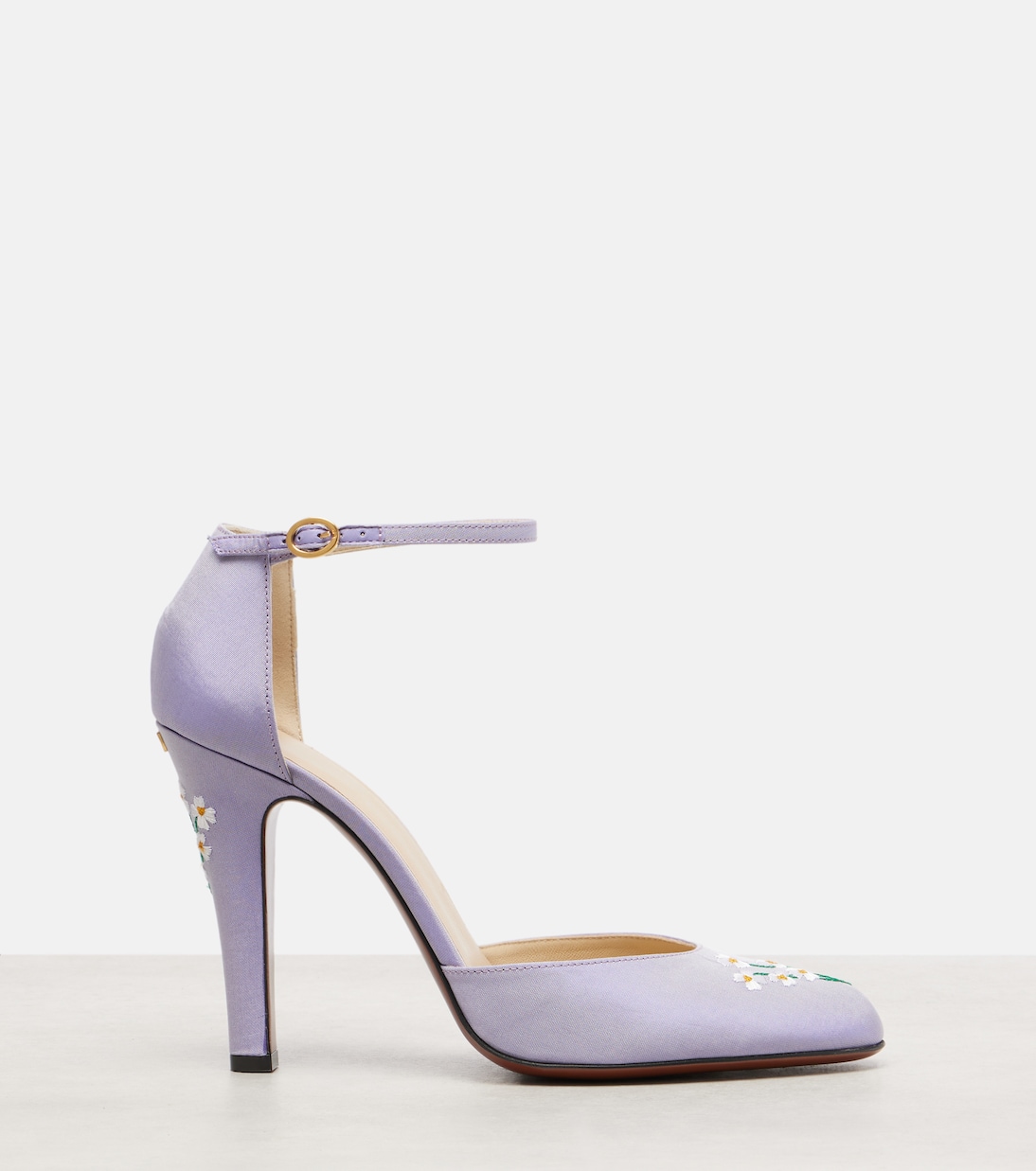 Туфли-лодочки Hi Dolly 105 с вышивкой из сатина Valentino Garavani, Ultra Violet — фото 4
