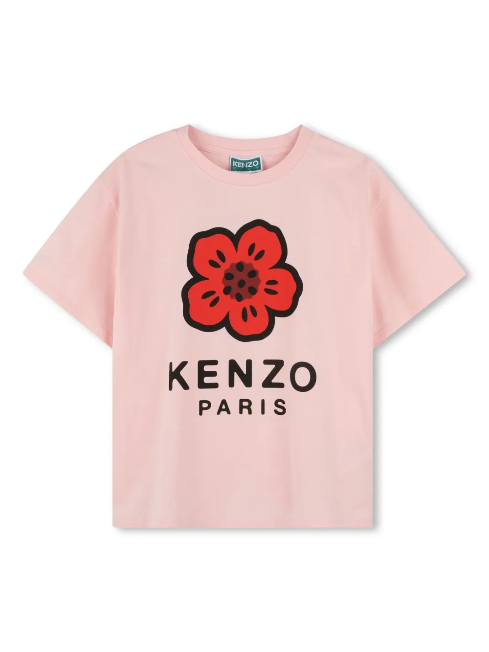 

Футболка Boke Flower Kenzo Kids, розовый