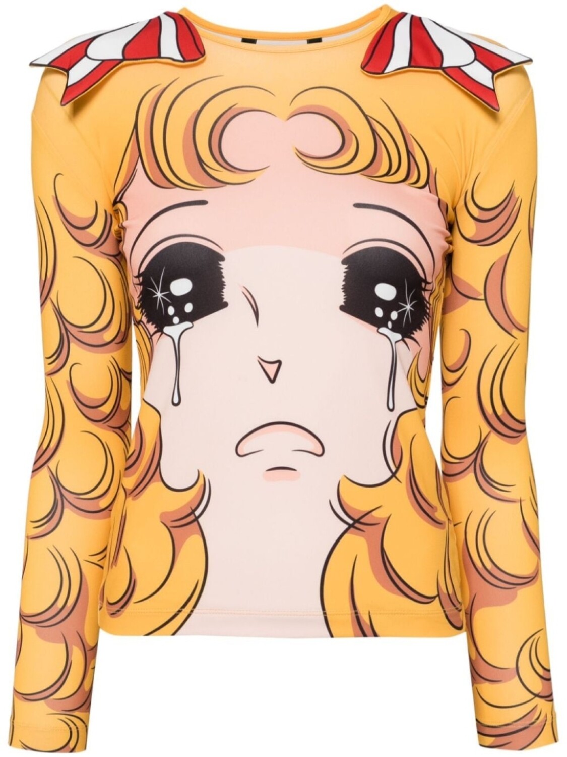 

PushBUTTON топ Yellow Crying Girl Ribbon, желтый