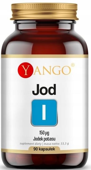 

Yango, Йод, йодид калия для щитовидной железы, 90 капсул.