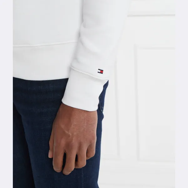 Толстовка с круглым вырезом стандартного кроя Tommy Hilfiger, белый — фото 4