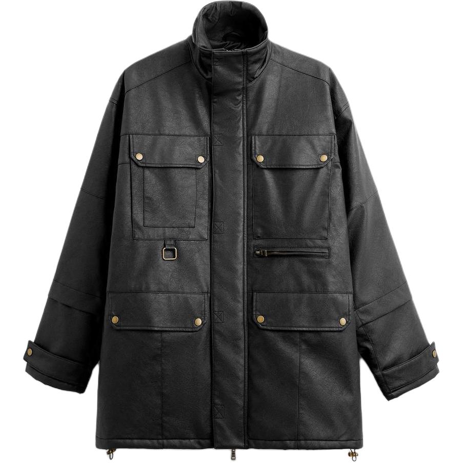 

ZARA Парка мужская черная, Black