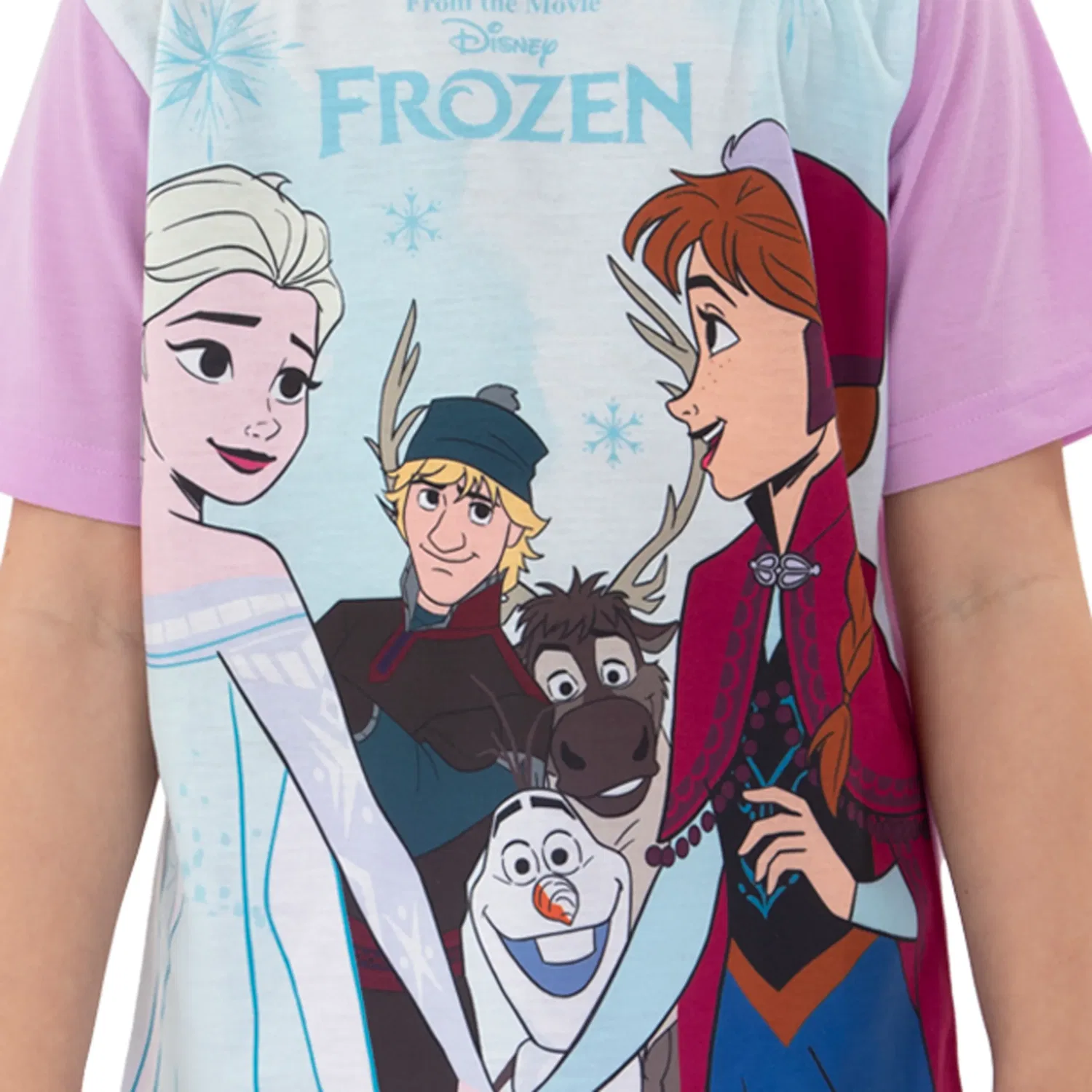 Пижама детская с персонажами Frozen Disney, фиолетовый — фото 3
