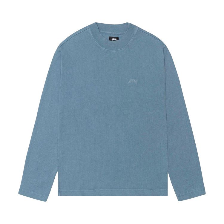 

Футболка Stussy Dyed Long-Sleeve Mock Neck Tee, Blue