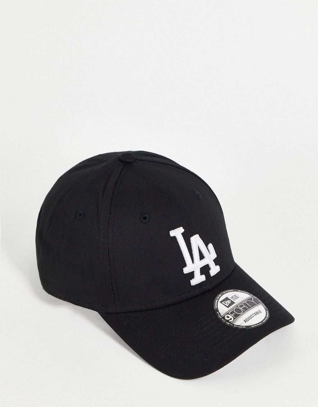 

Черная регулируемая кепка New Era MLB 9forty LA Dodgers