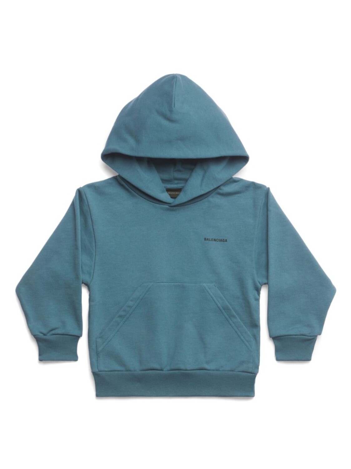 

Balenciaga Kids худи с логотипом, синий