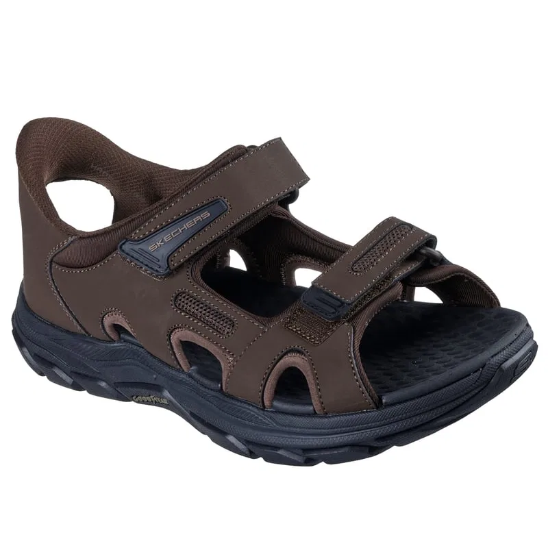 Пляжные сандалии Skechers для мужчин коричневые — фото 4