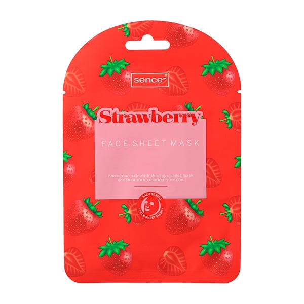 

Увлажняющая маска для лица SENCE Strawberry Face Sheet Mask