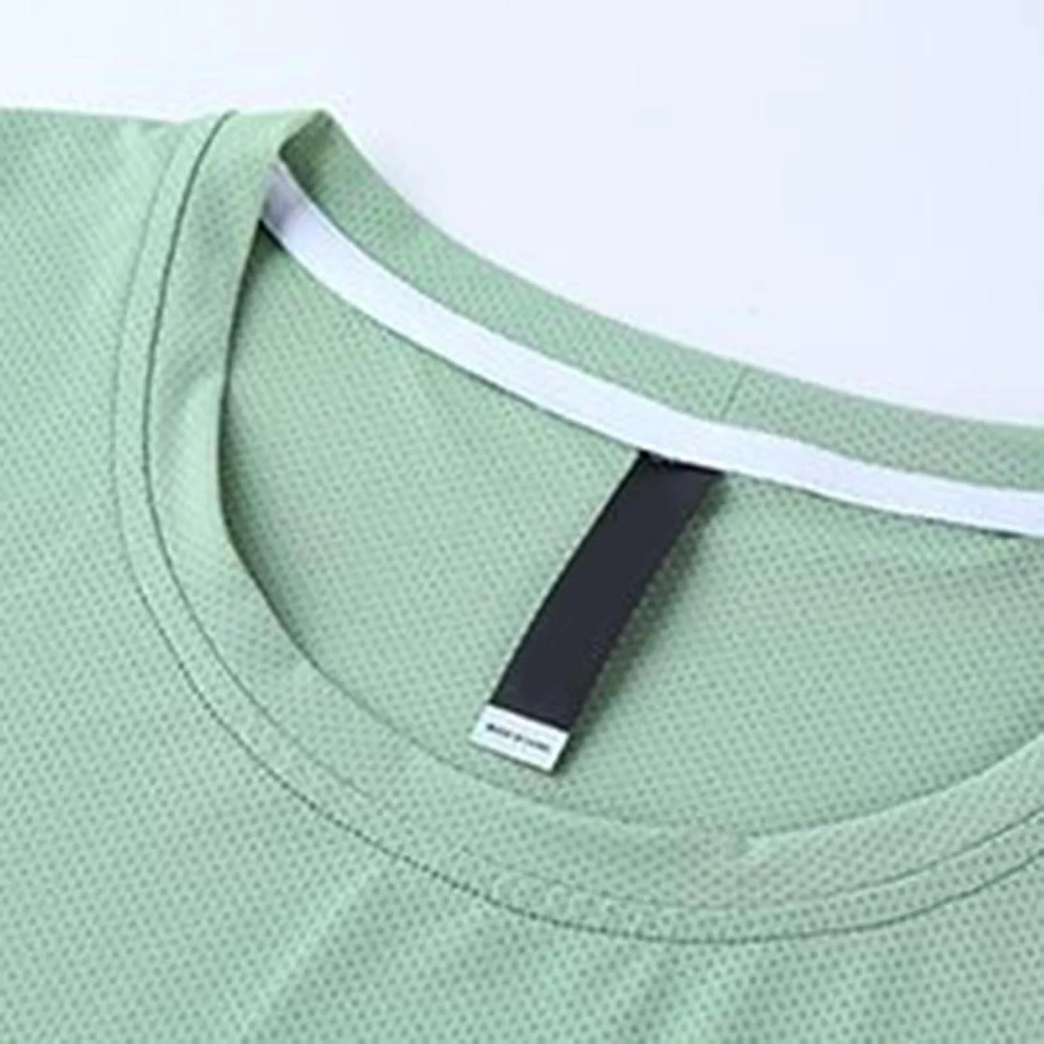 Мужская футболка Quick Drying с круглым вырезом для бега и тренировок — фото 4