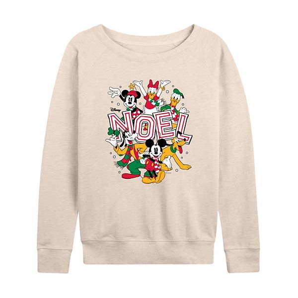 

Женская футболка с длинным рукавом Mickey & Friends Noel French Terry Disney, Beige
