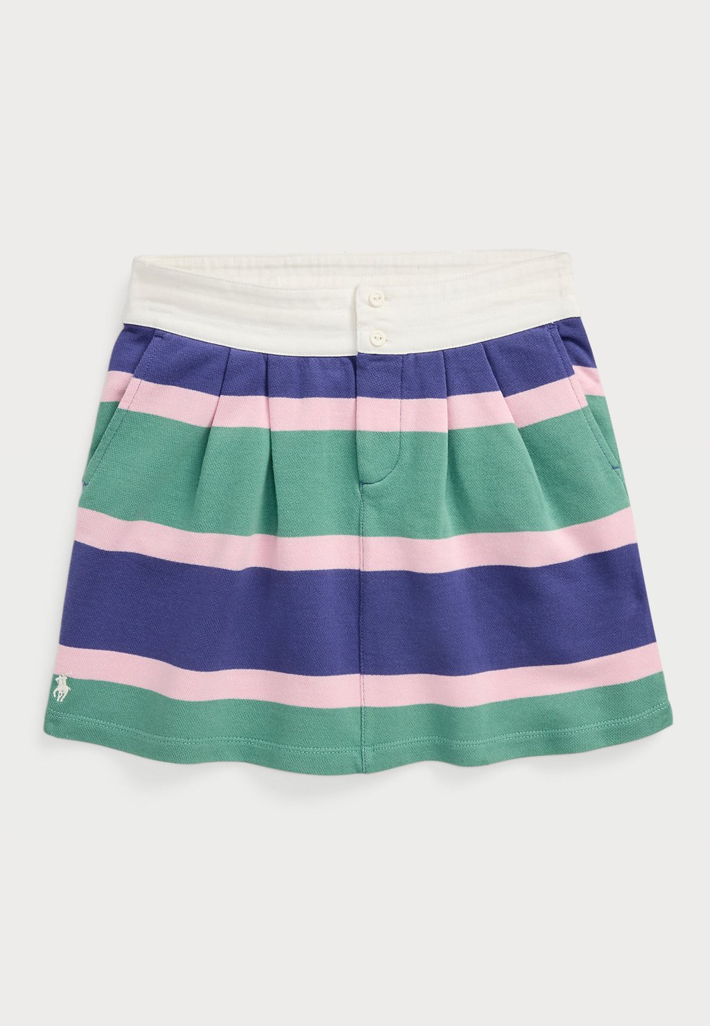 

Юбка-колокол STRIPED COTTON TERRY RUGBY SKIRT Polo Ralph Lauren, мультиколор