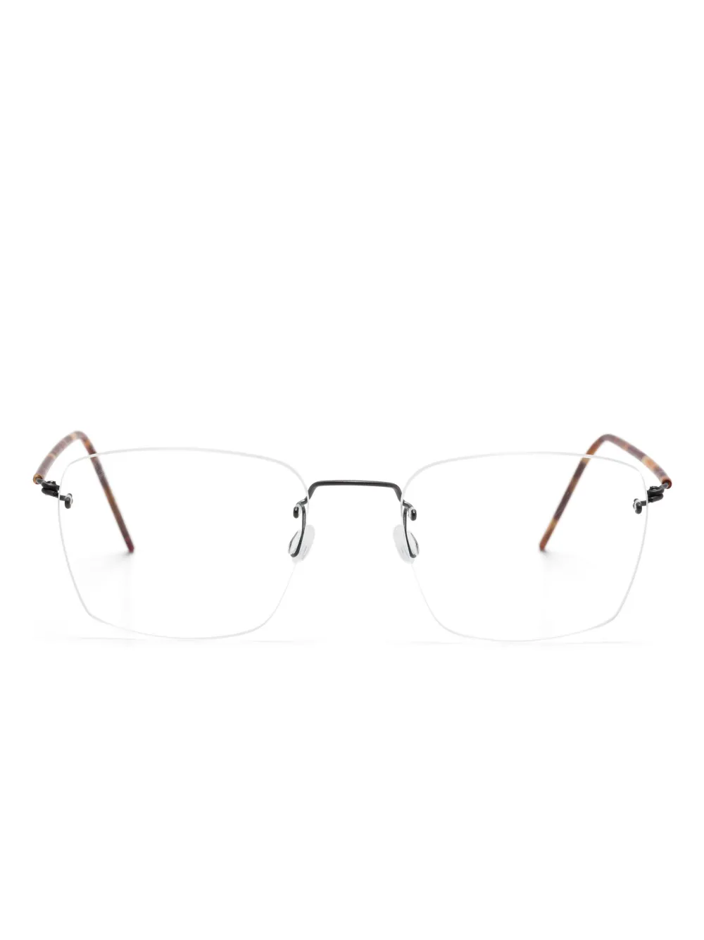 

Очки в безободковой оправе Lindberg, коричневый