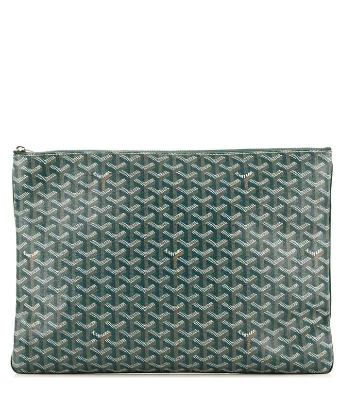 

Сумка-мешок GM Senat Zip, покрытая холстом Pre-Owned Goyard, зеленый