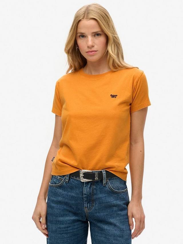 

Футболка с логотипом essential 90-х годов Superdry, цвет Track Gold