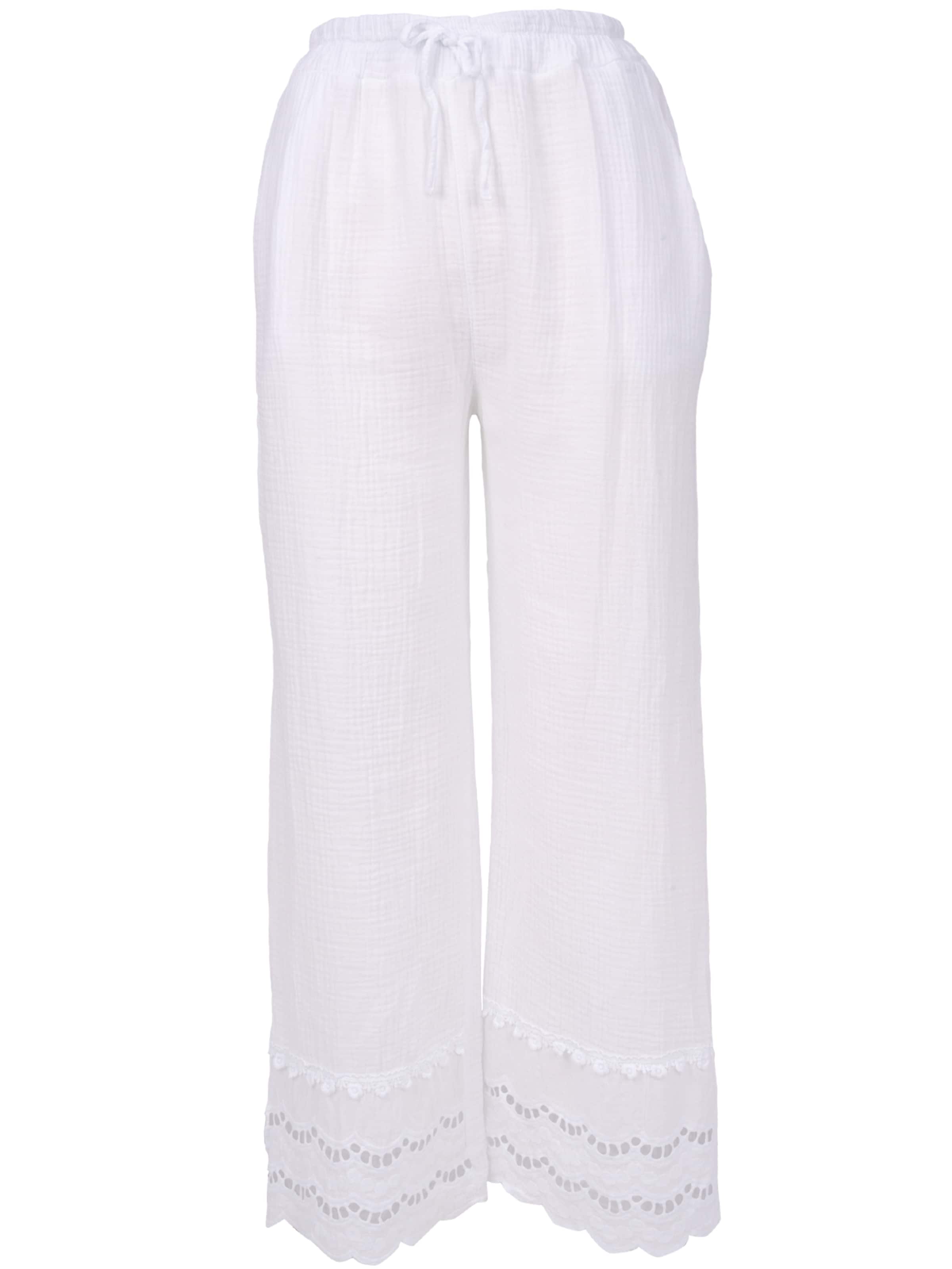 

Seasons of April Широкие брюки 'Ines' в белом цвете