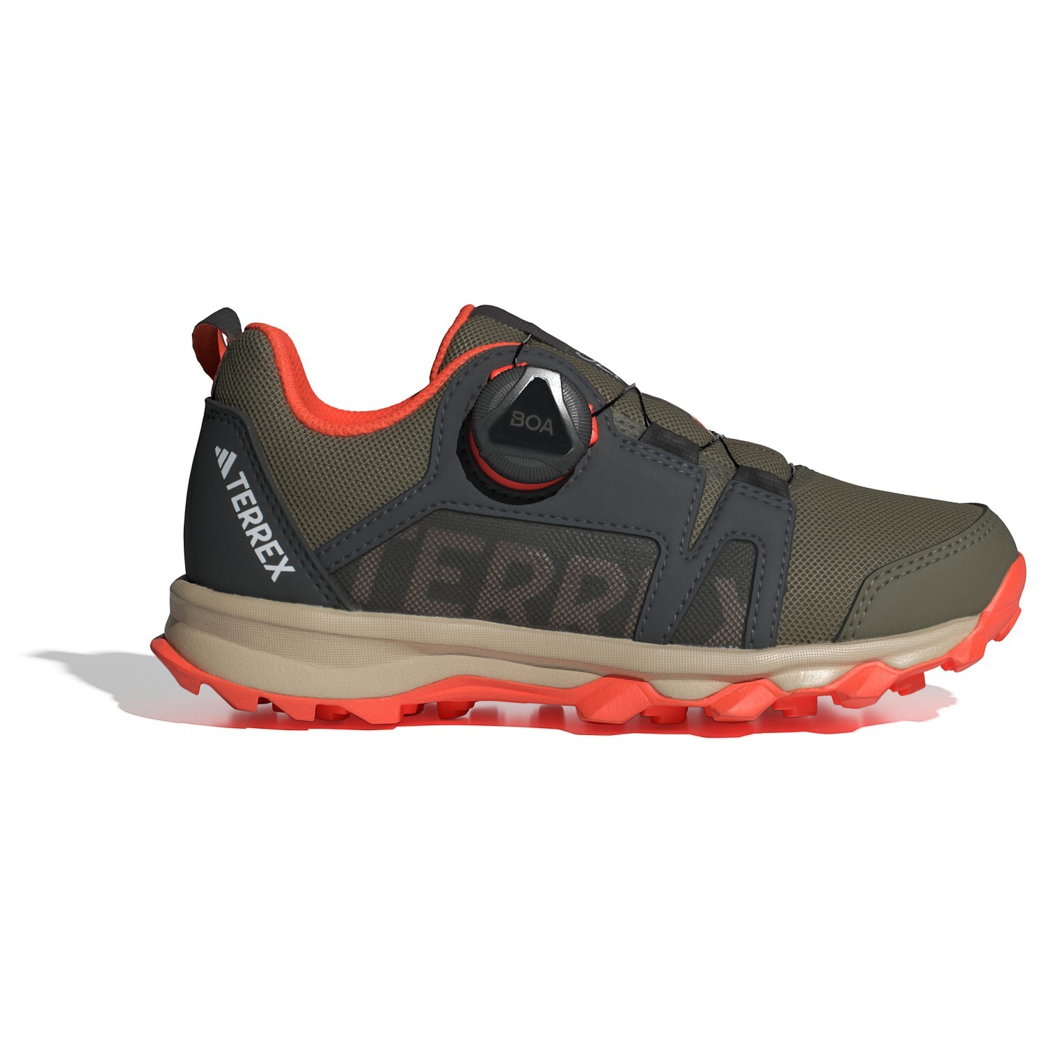 

Мультиспортивная обувь Adidas Terrex Terrex Agravic BOA, цвет Olive Strata/Wonder Beige/Semi Impact Orange