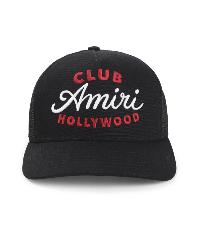 

Черная хлопковая шапка для мужчин Amiri, черный