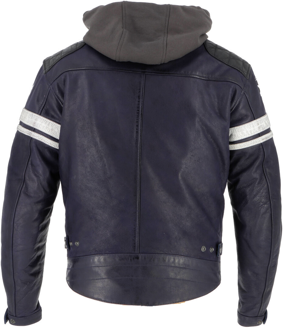 Кожаная мотоциклетная куртка helston's riposte Helstons, Dark Blue ...