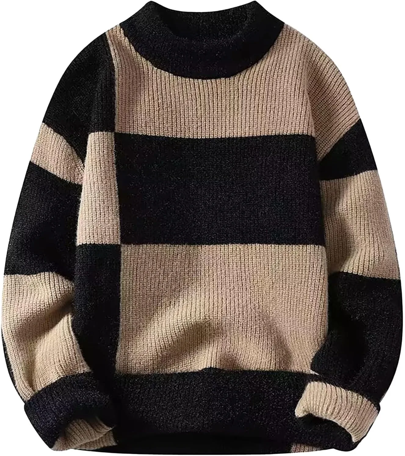 

Мужской свитер с цветными блоками, Crewneck, длинный рукав Dgoopd