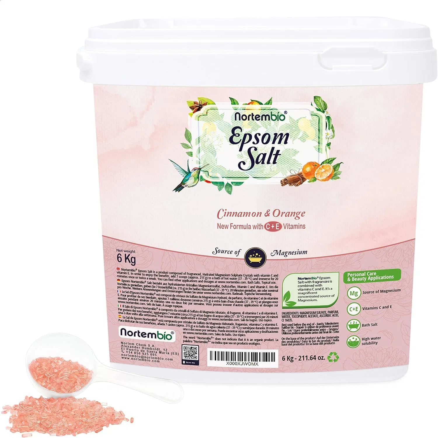 Английская соль «Cinnamon & Orange» от Nortembio Nortembio