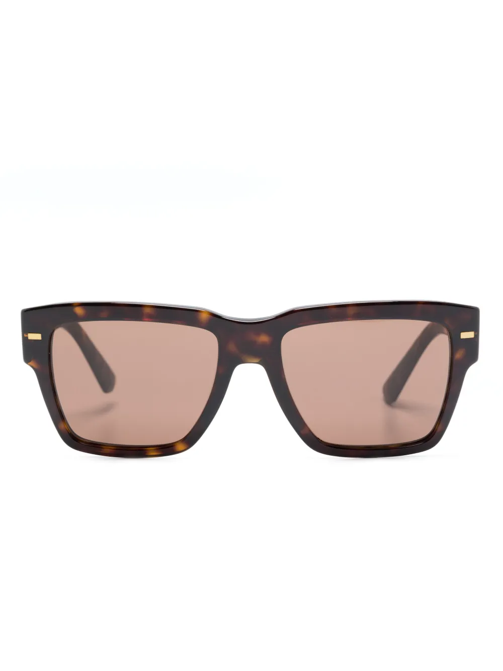 

Солнцезащитные очки в квадратной оправе Dolce & Gabbana Eyewear, коричневый