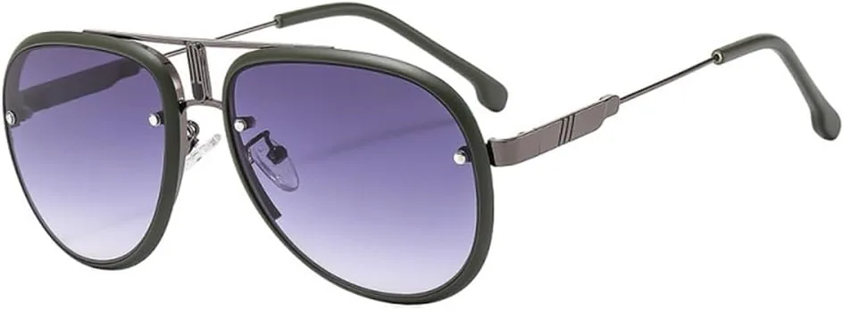 

Круглые солнцезащитные очки для женщин и мужчин, градиентные линзы, оправа из сплава и металла, овальная форма, защита от УФ-излучения UV400 generic, C3