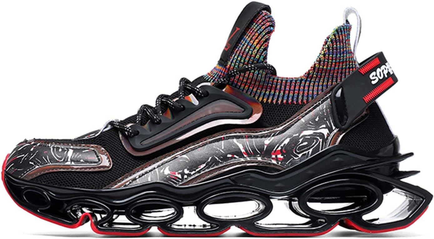 

Модные скейтборд-кроссовки Blade, спортивная обувь в стиле ретро, простые мужские классические повседневные кроссовки Generic, черный