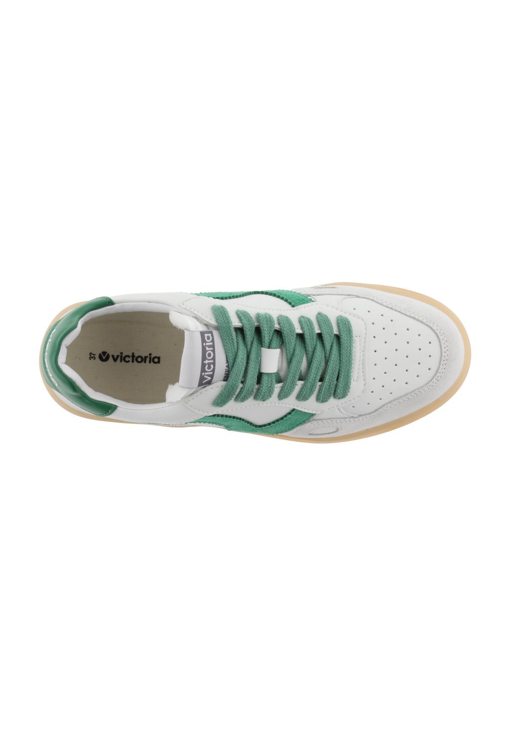 Низкие кеды SEUL LOW TENNIS Victoria Shoes, зеленый — фото 3