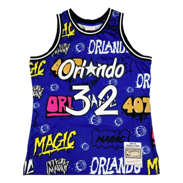 

Майка баскетбольная унисекс синяя Mitchell Ness