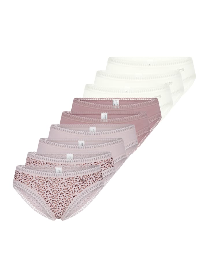 

Sloggi Мини-трусики GO Crush розово-кремового цвета