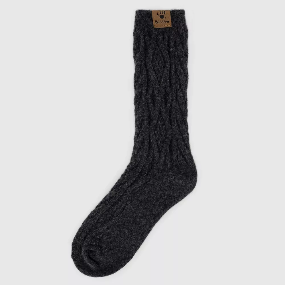 

Носки Bearpaw женские с ромбовидной текстурой Bear Paw, цвет Black