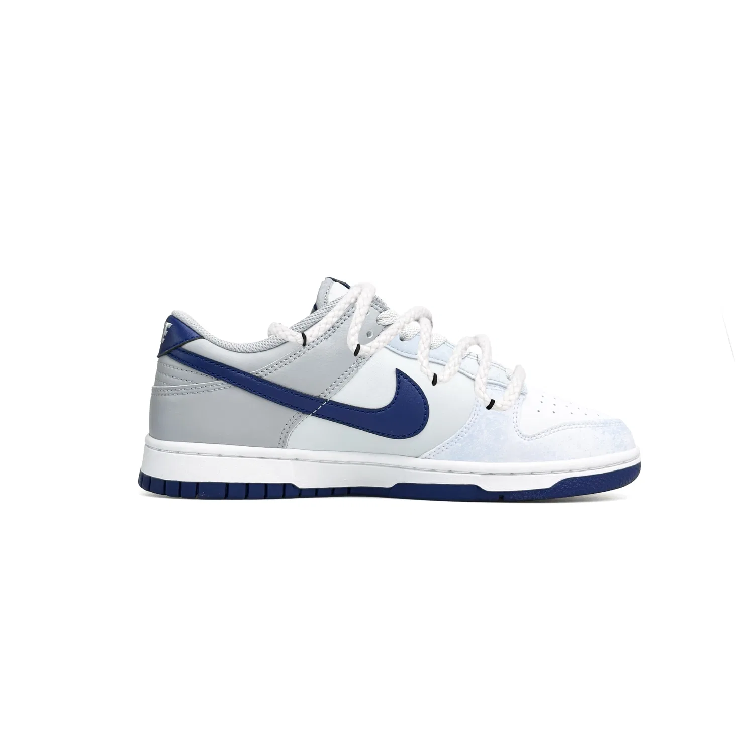 Кроссовки скейтбординговые Nike Dunk Low White Blue — фото 4