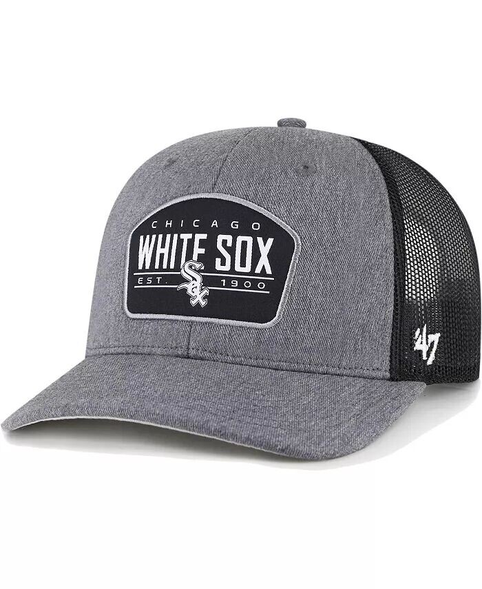 

Мужская темно-серая кепка Chicago White Sox Slate Trucker Snapback '47 Brand