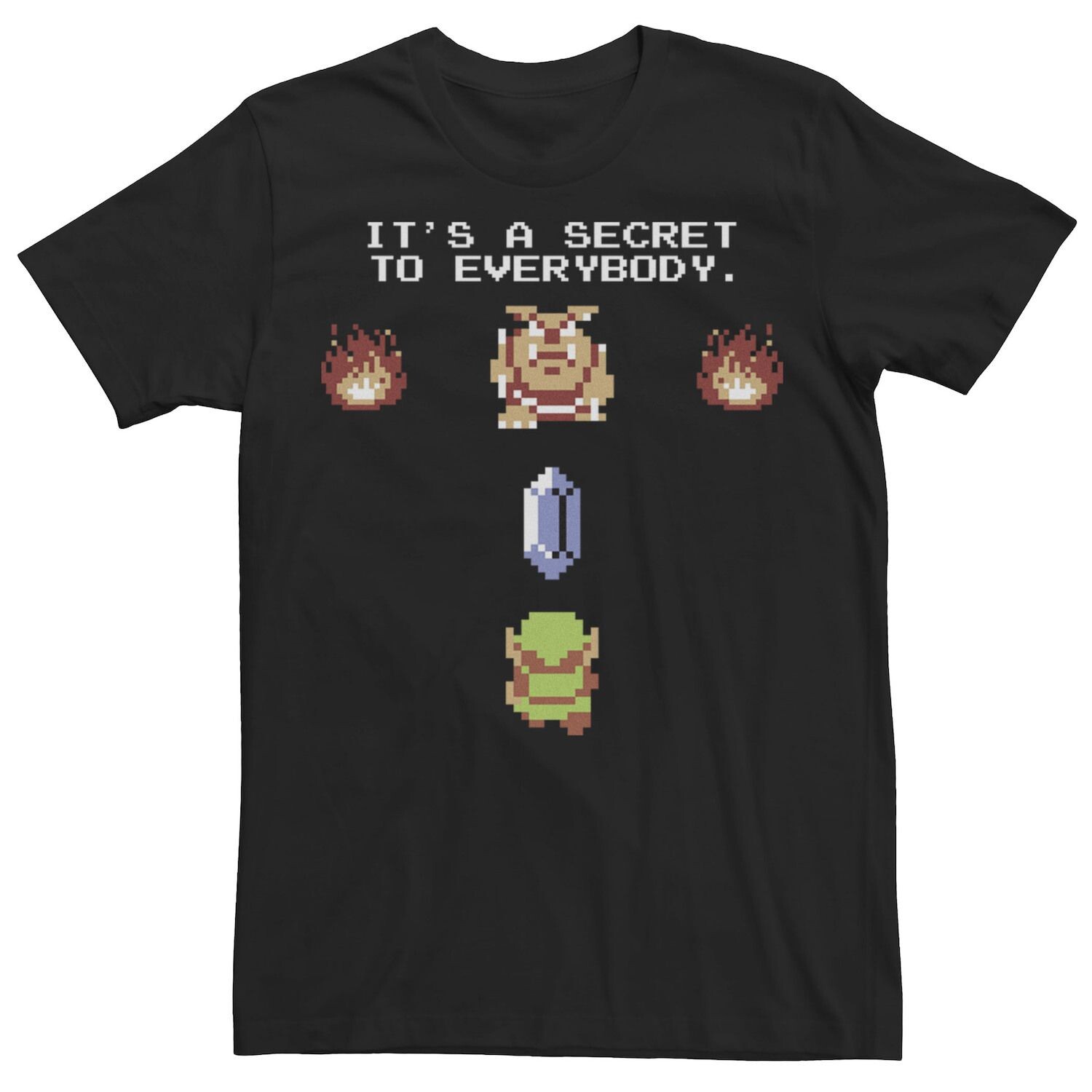 

Мужская футболка Zelda «Это секрет для всех» Licensed Character