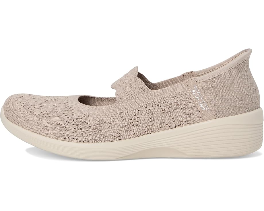 Балетки SKECHERS Arya - Oh So Sweet Hands Free Slip-Ins, серо-коричневый — фото 4