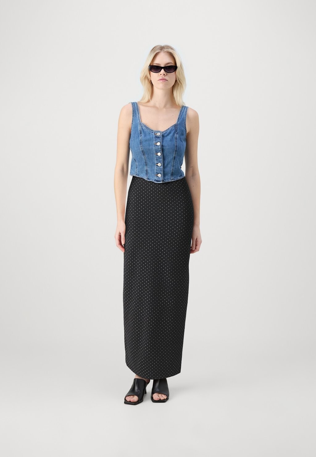 

Юбка макси ONLLEXI SKIRT ONLY, черный