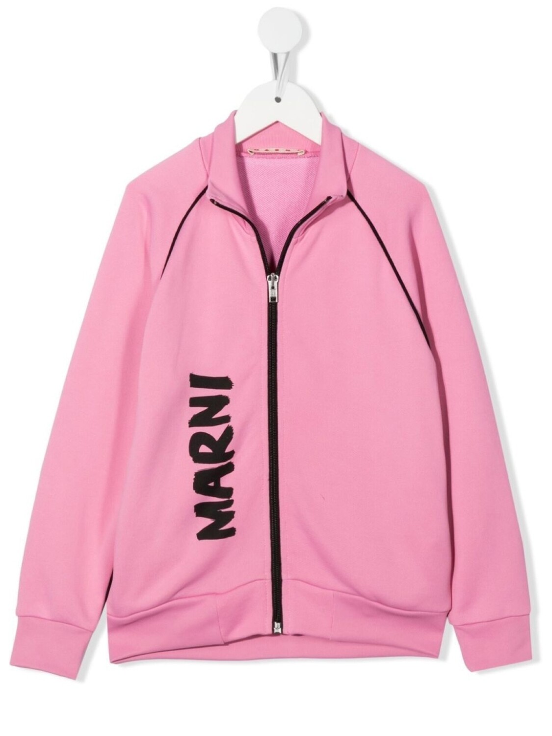 

Marni Kids куртка на молнии с логотипом, розовый