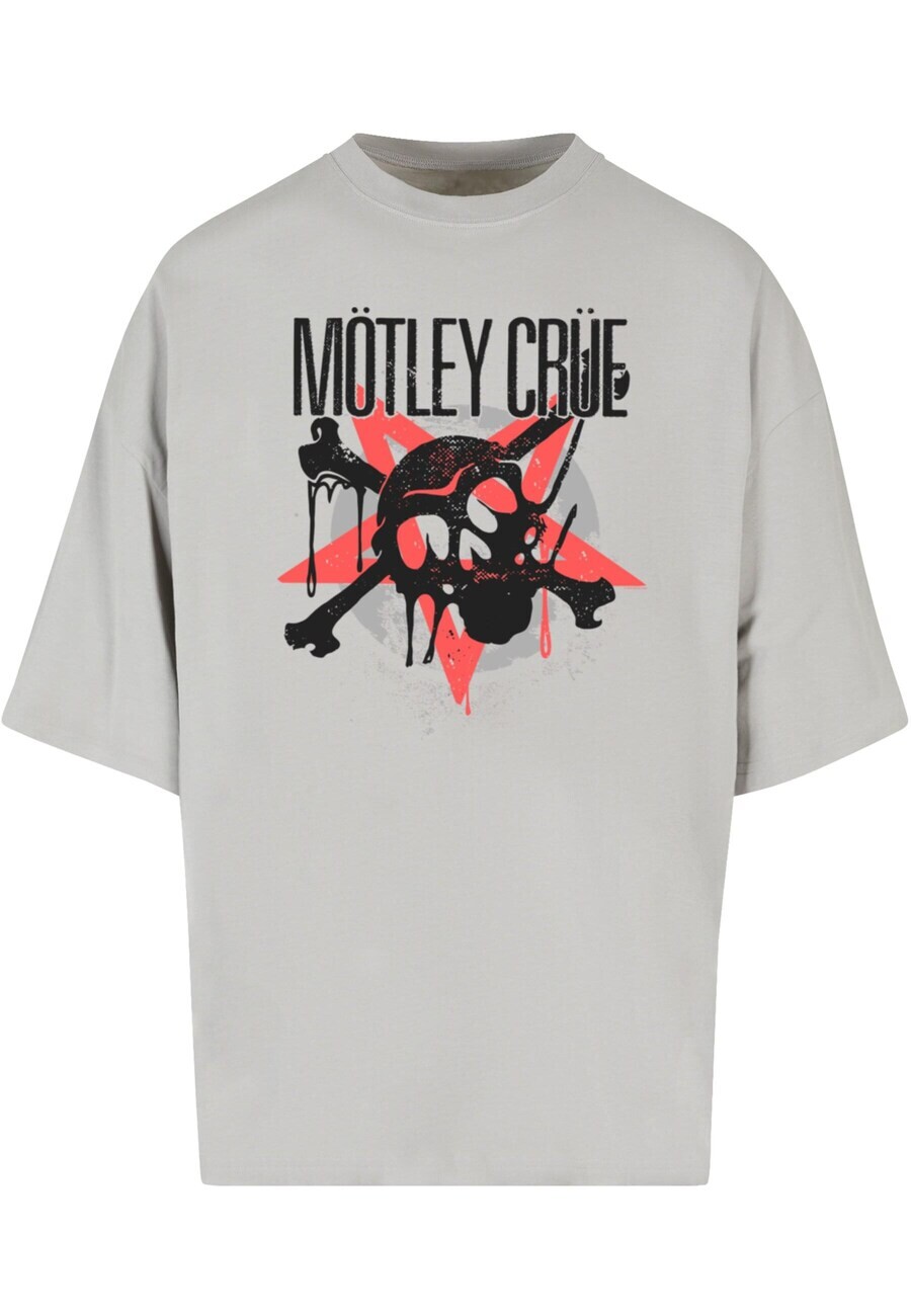 

Классическая футболка Merchcode Shirt Motley Crue - Montage Skull, серый