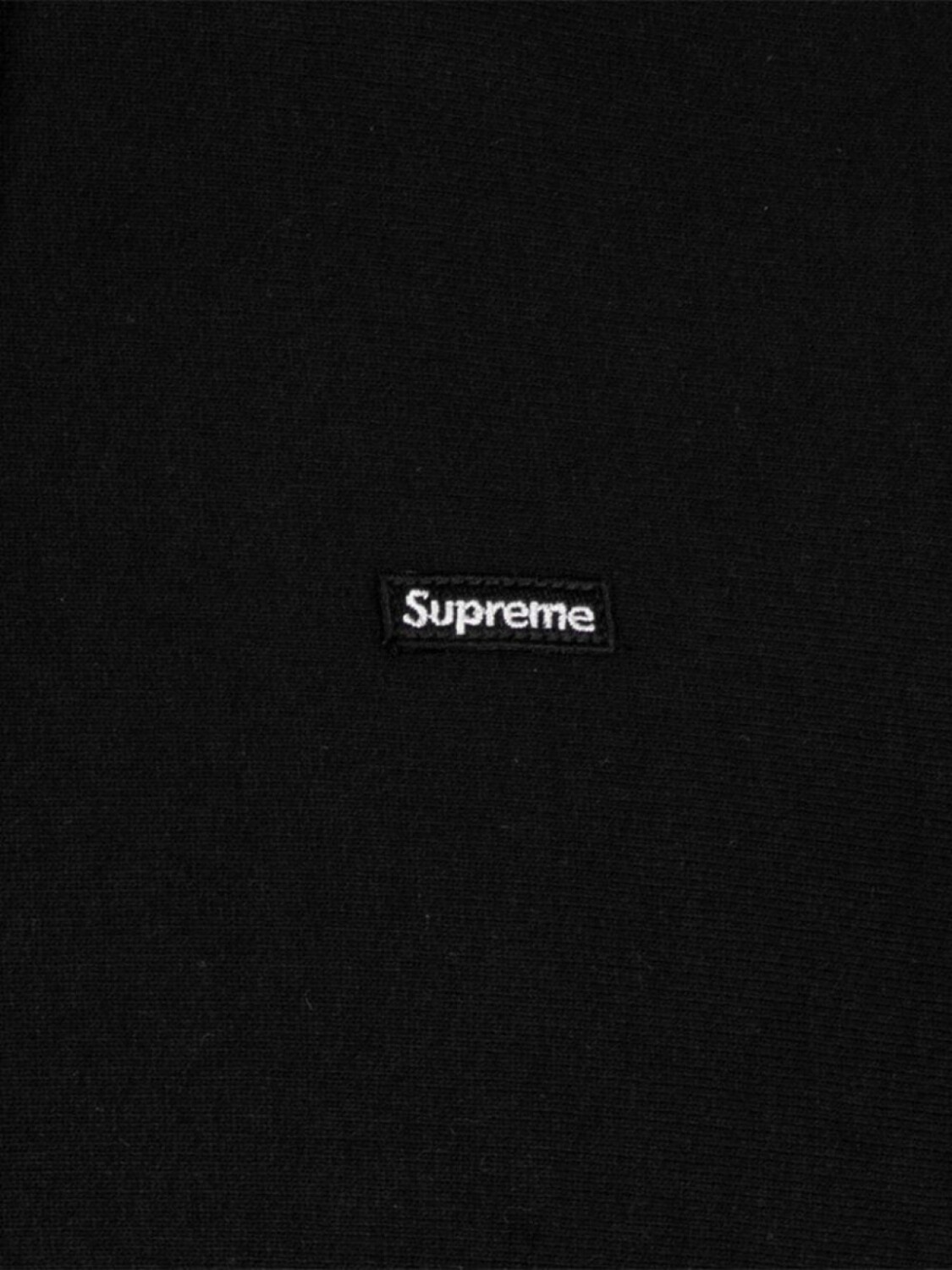 Supreme small box hoodie, черный — фото 2