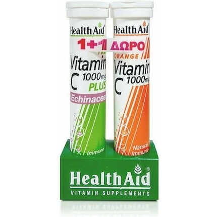 

Акция Витамин С Апельсин 1000 мг с эхинацеей - 2x20 таблеток Health Aid