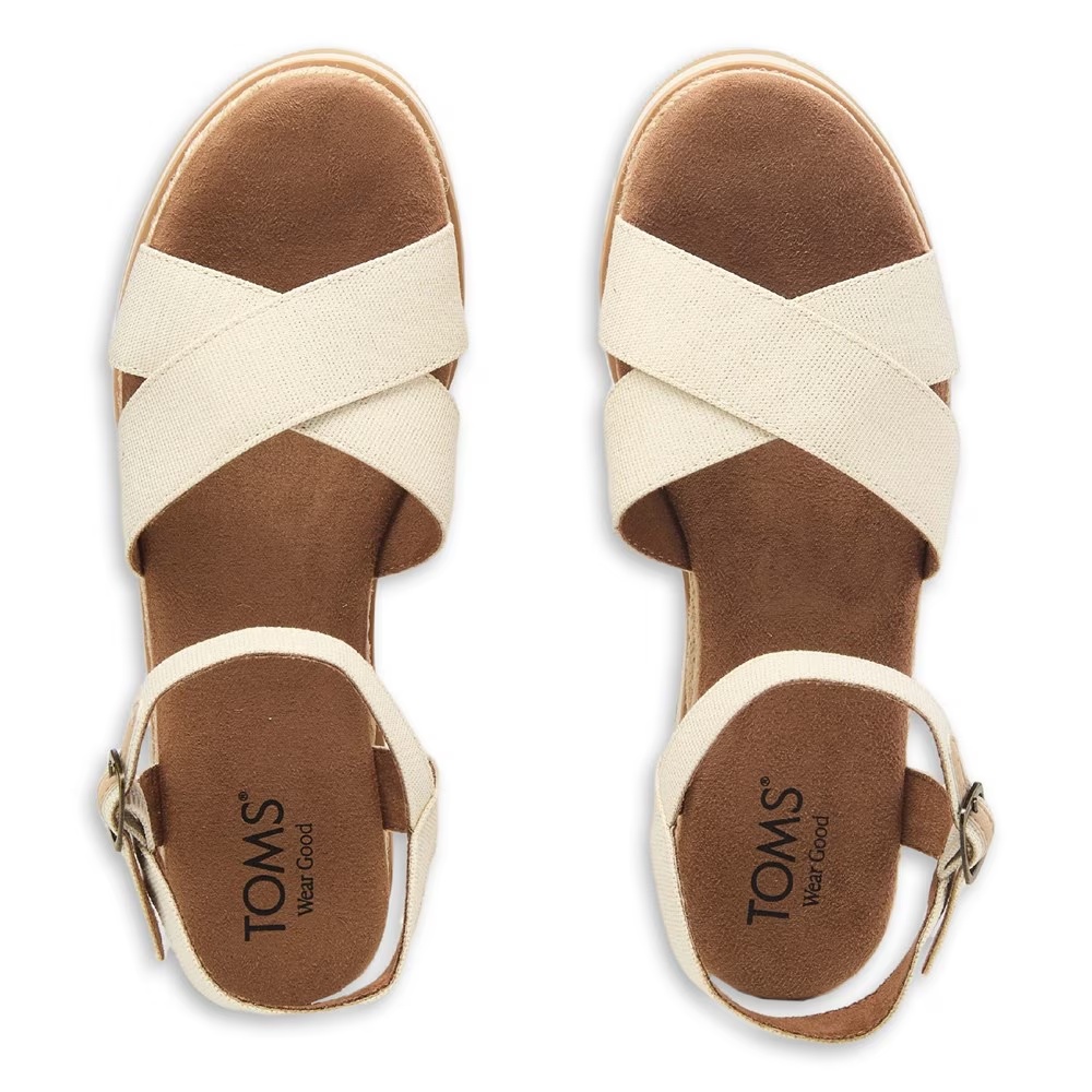 Босоножки на танкетке Noelani от Toms, natural gold — фото 4