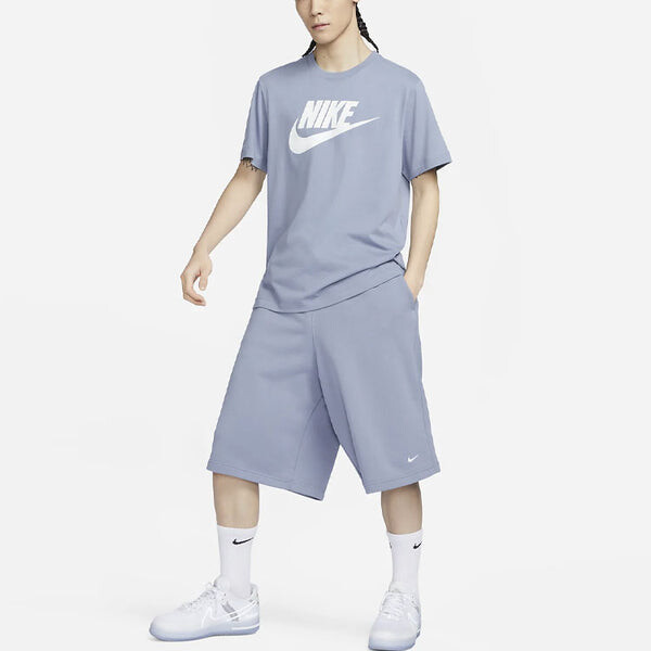 Шорты спортивные шорты из французского трикотажа Nike, фиолетовый — фото 3