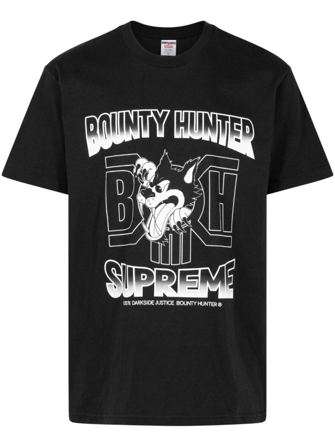 

Supreme футболка Wolf из коллаборации с Bounty Hunter, черный