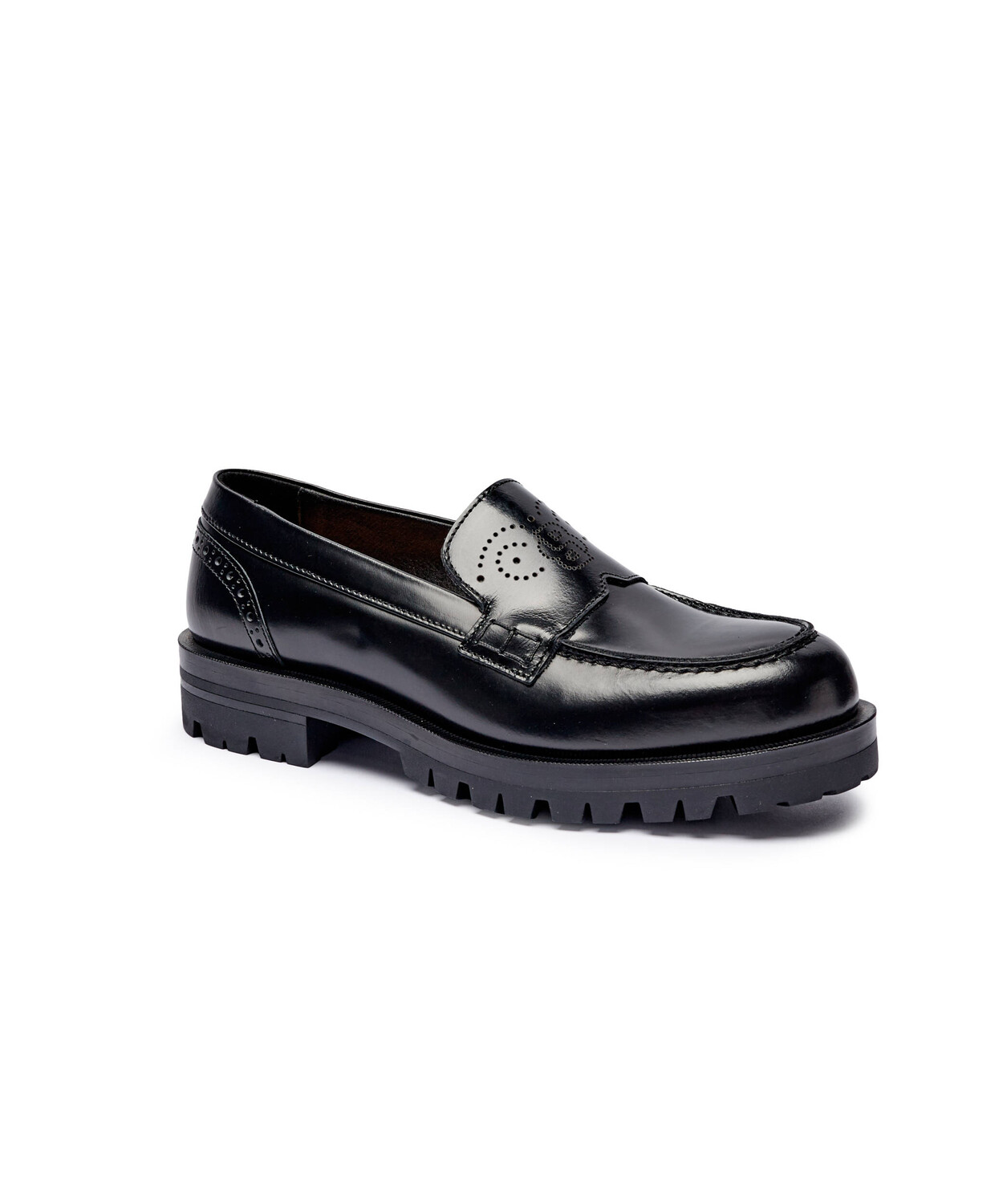 Лоферы BOSS BLACK, черный