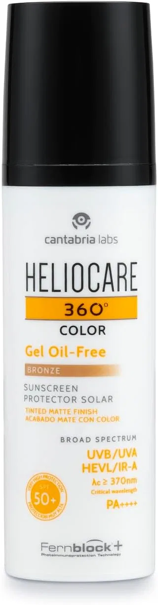 Солнцезащитный гель Heliocare 360 Gel Color Oil Free SPF50 Bronze, 50 мл — фото 3