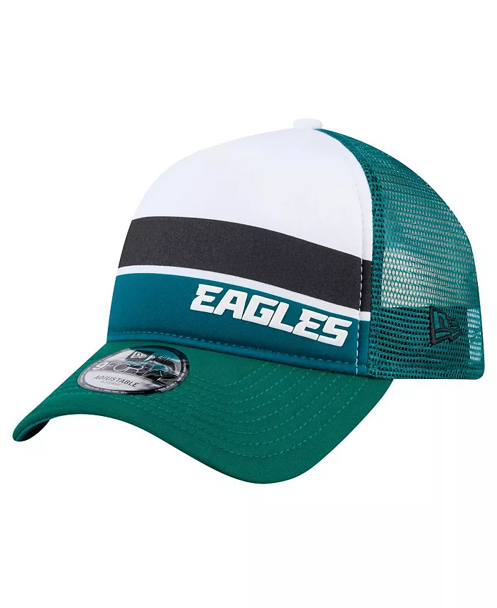 

Детская бейсболка Philadelphia Eagles Sport Night Color Block 9FORTY A-Frame Trucker с регулируемой застежкой, цвет Midnight Green New Era