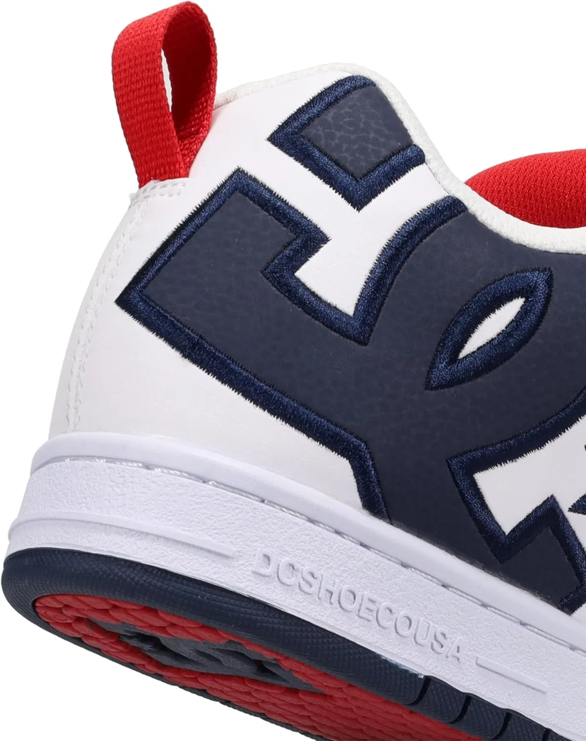 Мужские кроссовки DC Shoes Net Amazon Renewed, White Navy Red — фото 2
