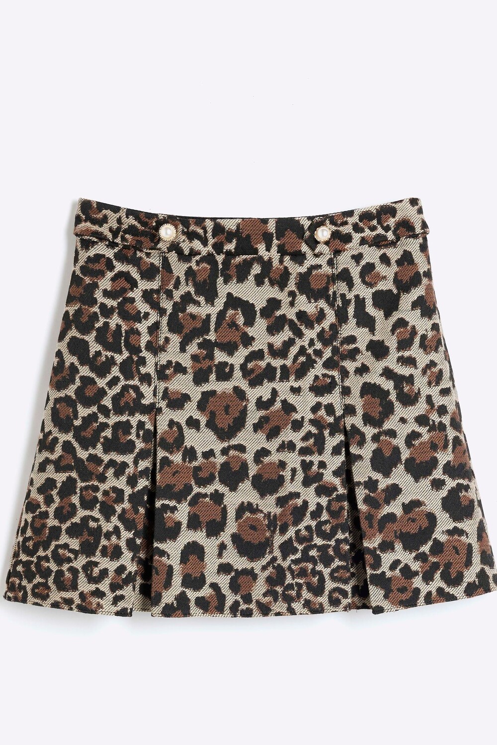 

Куртка с леопардовым принтом для девочек River Island, коричневый